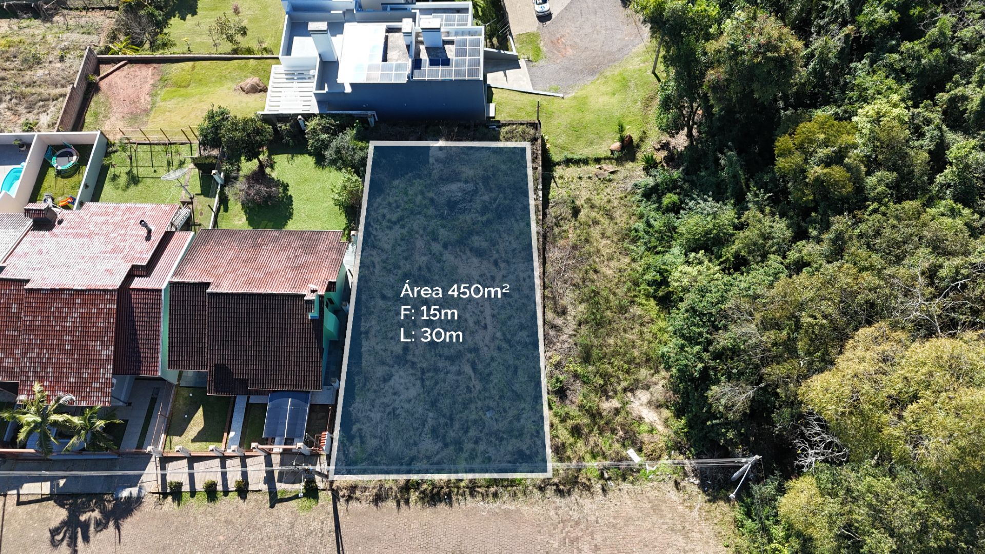 Terreno no Arroio Grande com 450m²