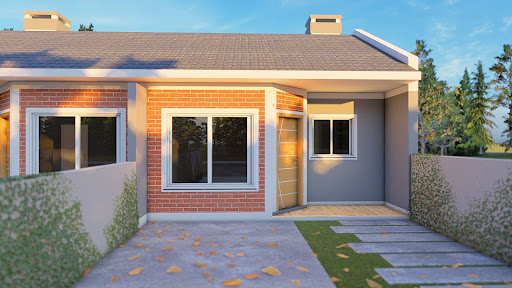 Geminado no Loteamento Portal do Sol com 2 dormitórios