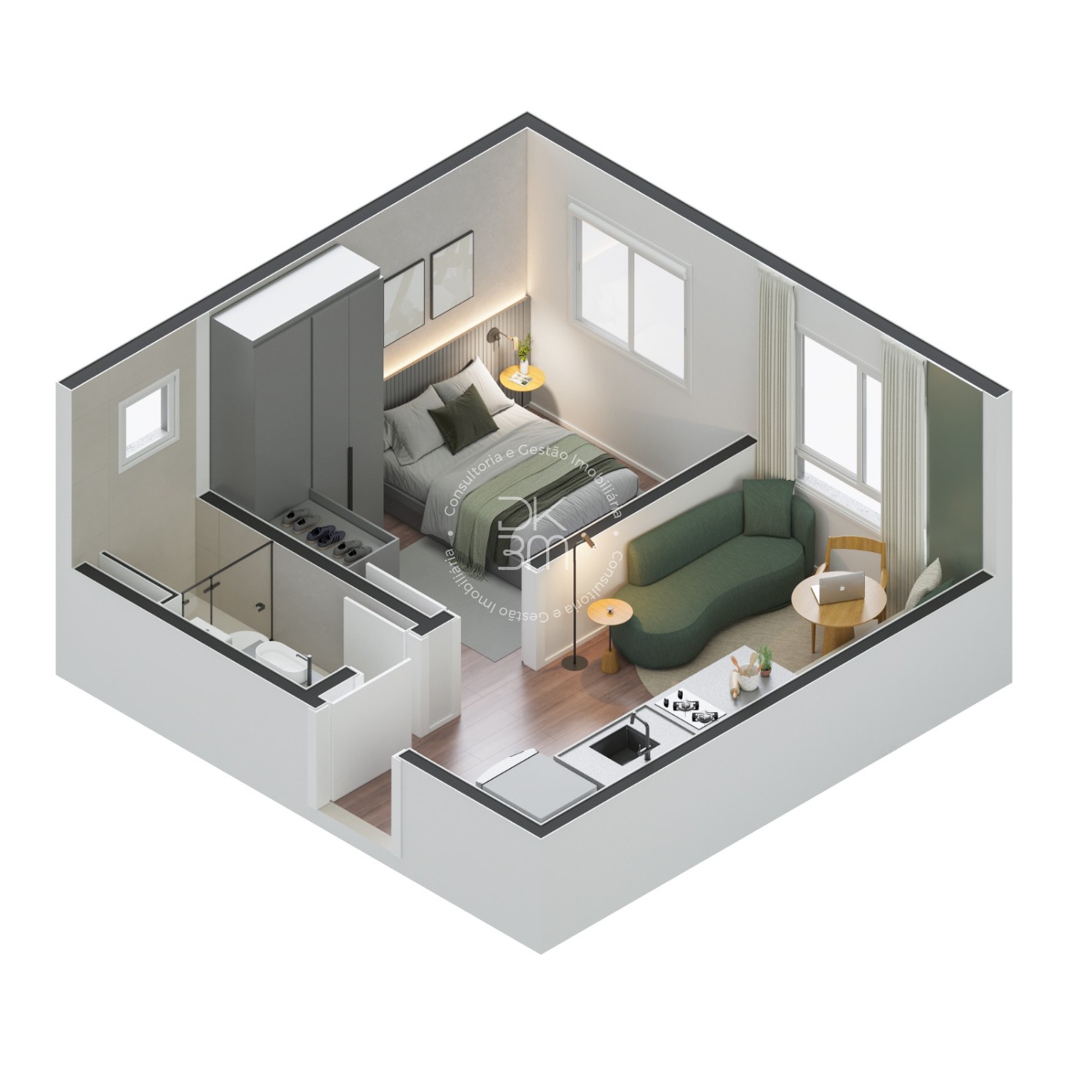 Apartamento 1 dormitório no Botafogo, foto 15