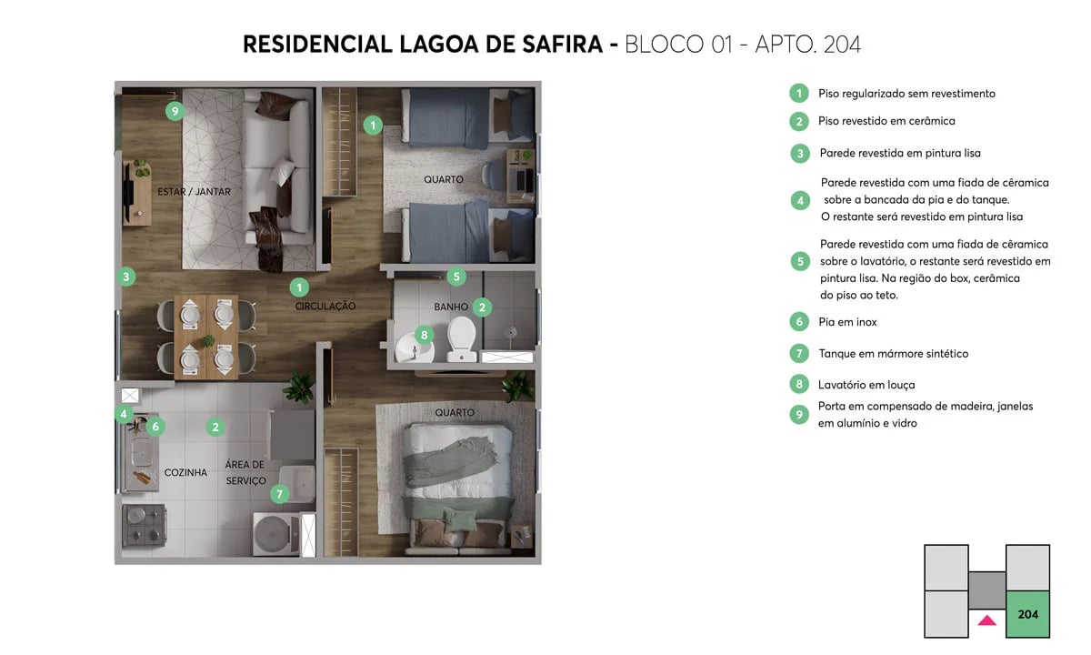ESGOTADO - Residencial Lagoa de Safira - Foto 12