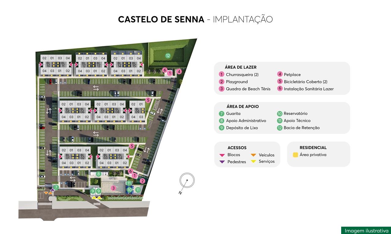 Residencial Castelo De Senna - Foto 13