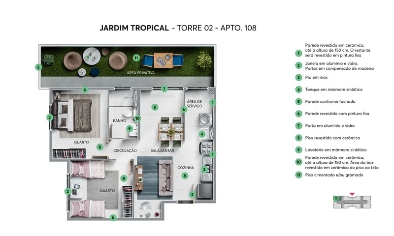  ESGOTADO - Residencial Jardim Tropical - Foto 11