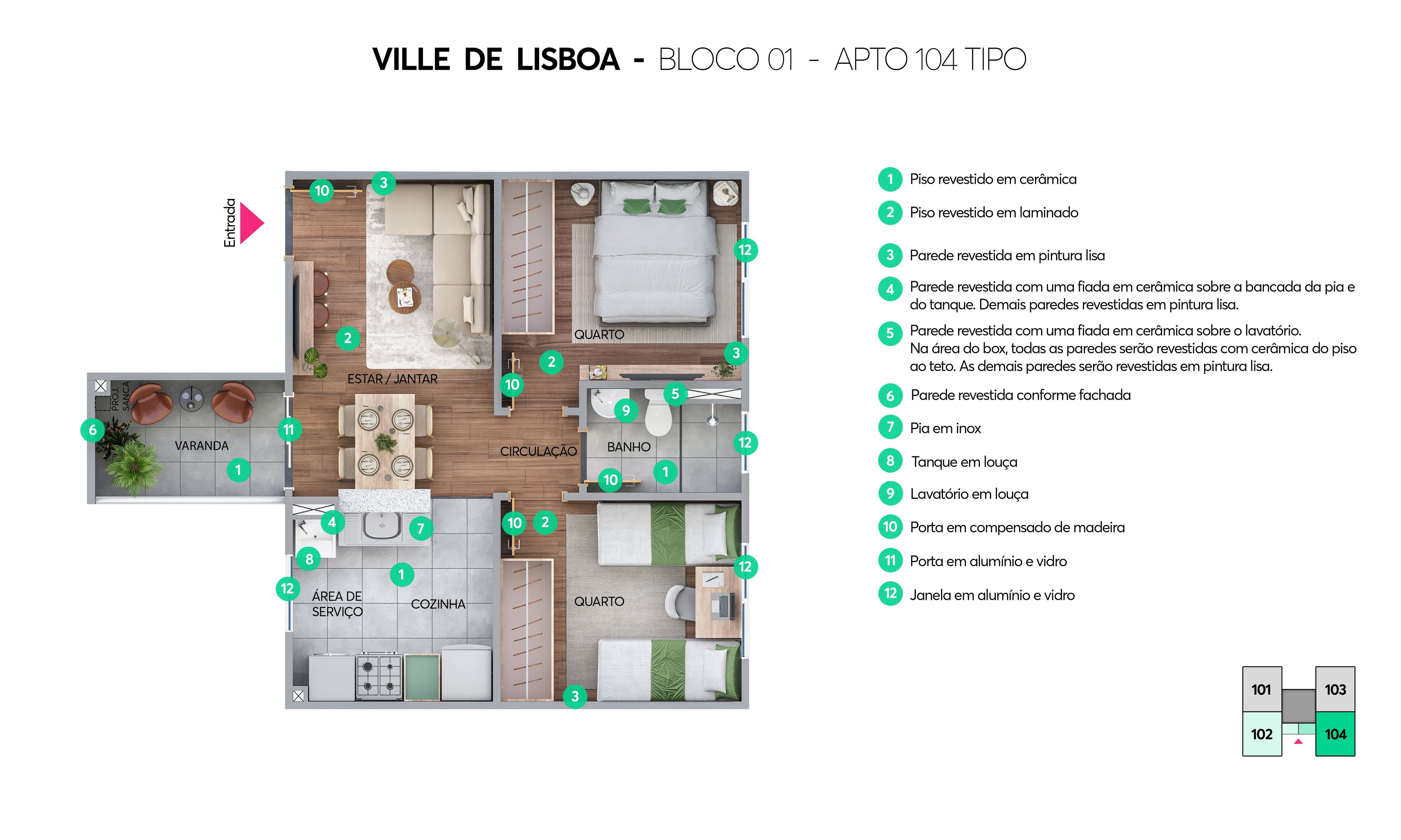Residencial Ville de Lisboa - Foto 9