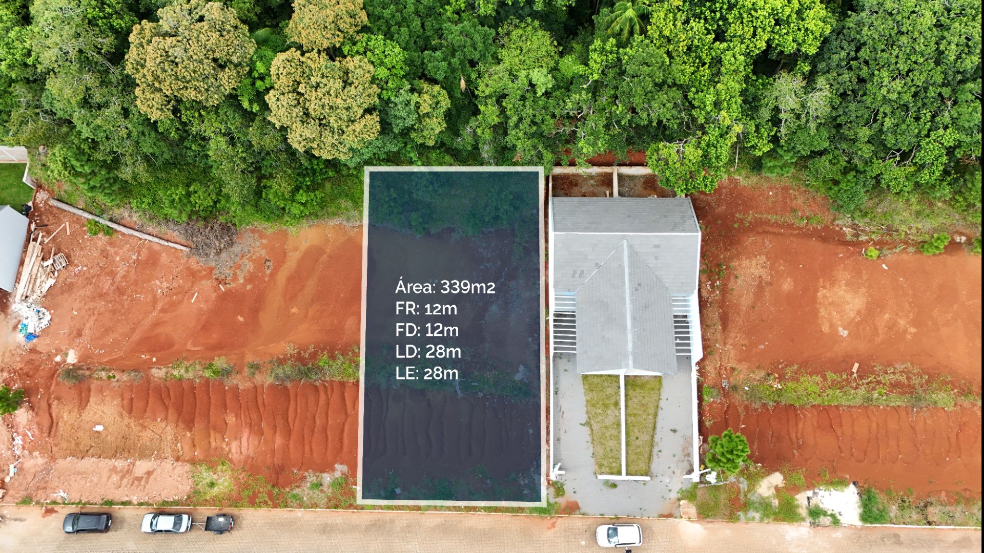 Terreno no Country com 339 m²