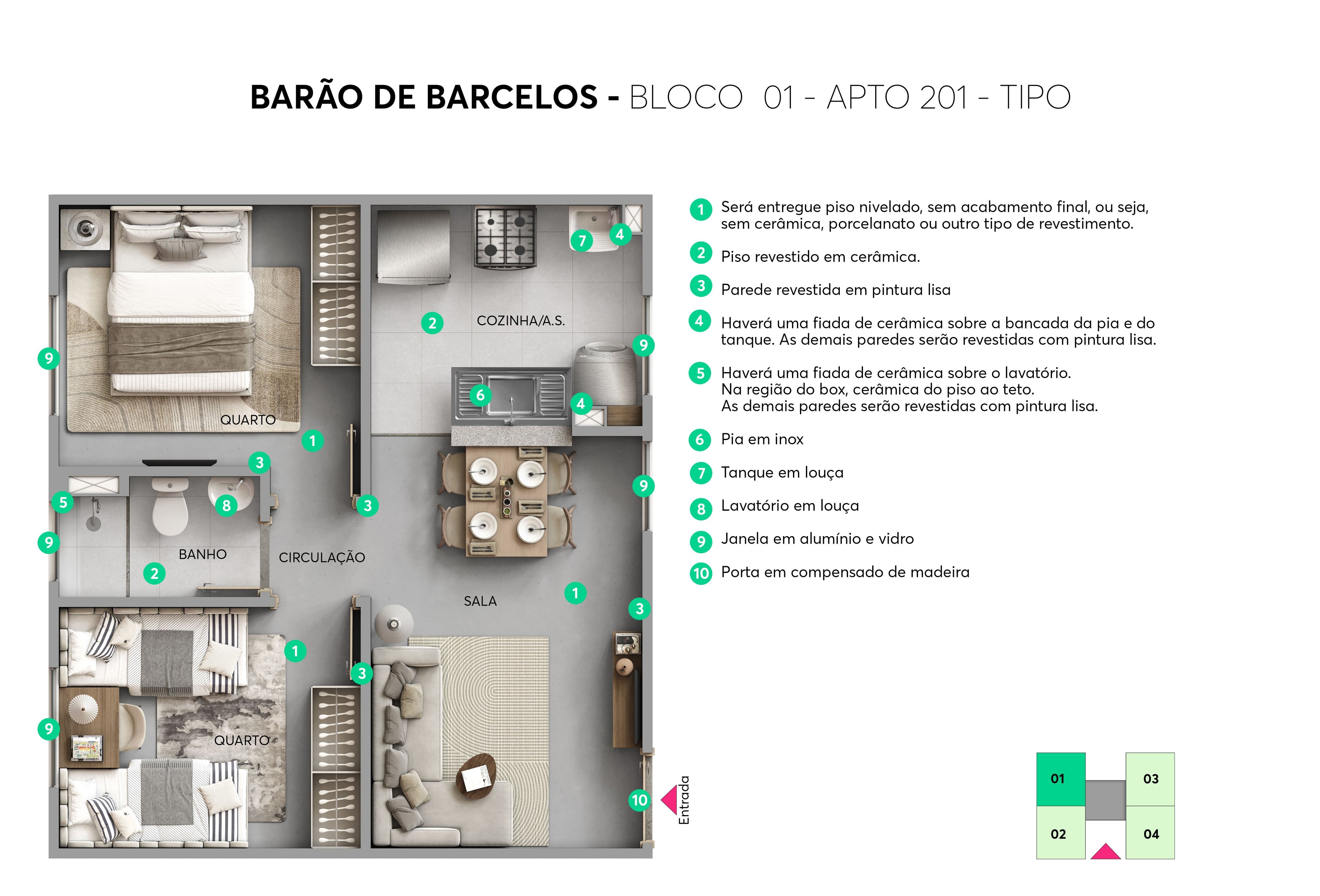 Residencial Barão de Barcelos - Foto 9
