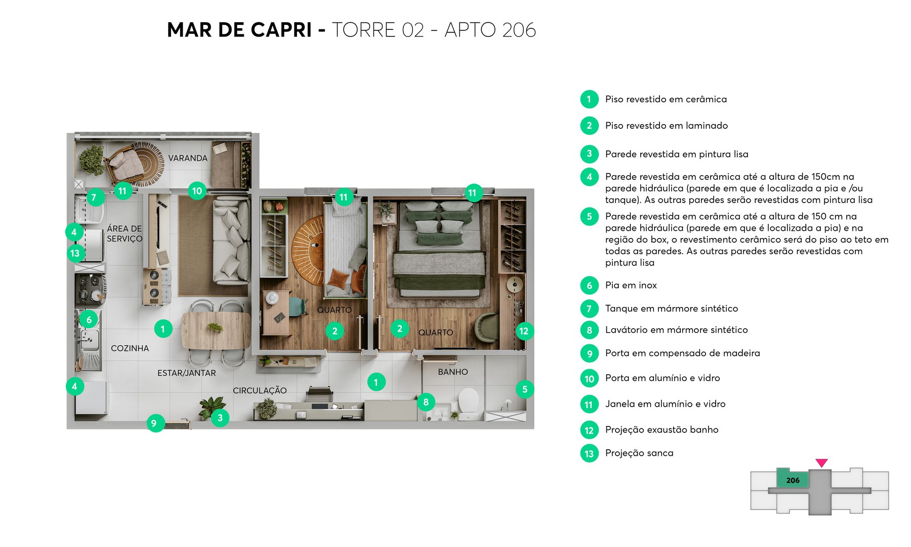 Residencial Mar de Capri - Foto 13