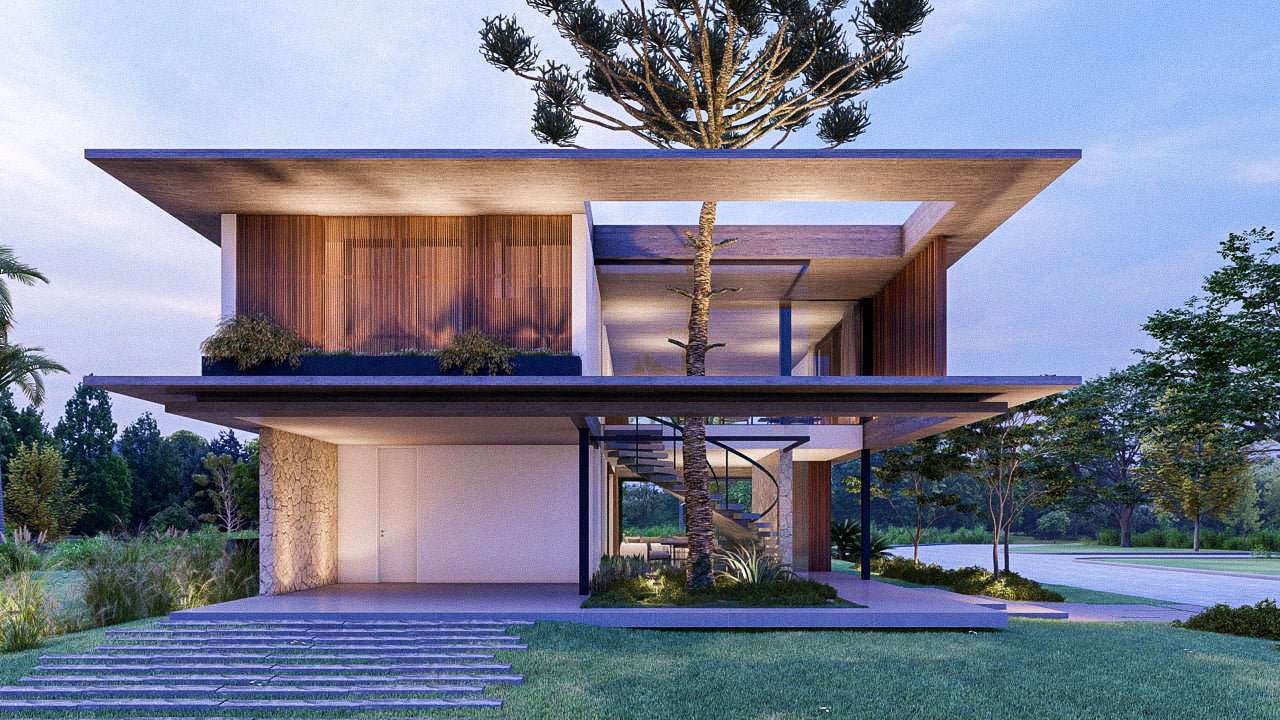 Casa no Condomínio Serra Azul com 3 suítes