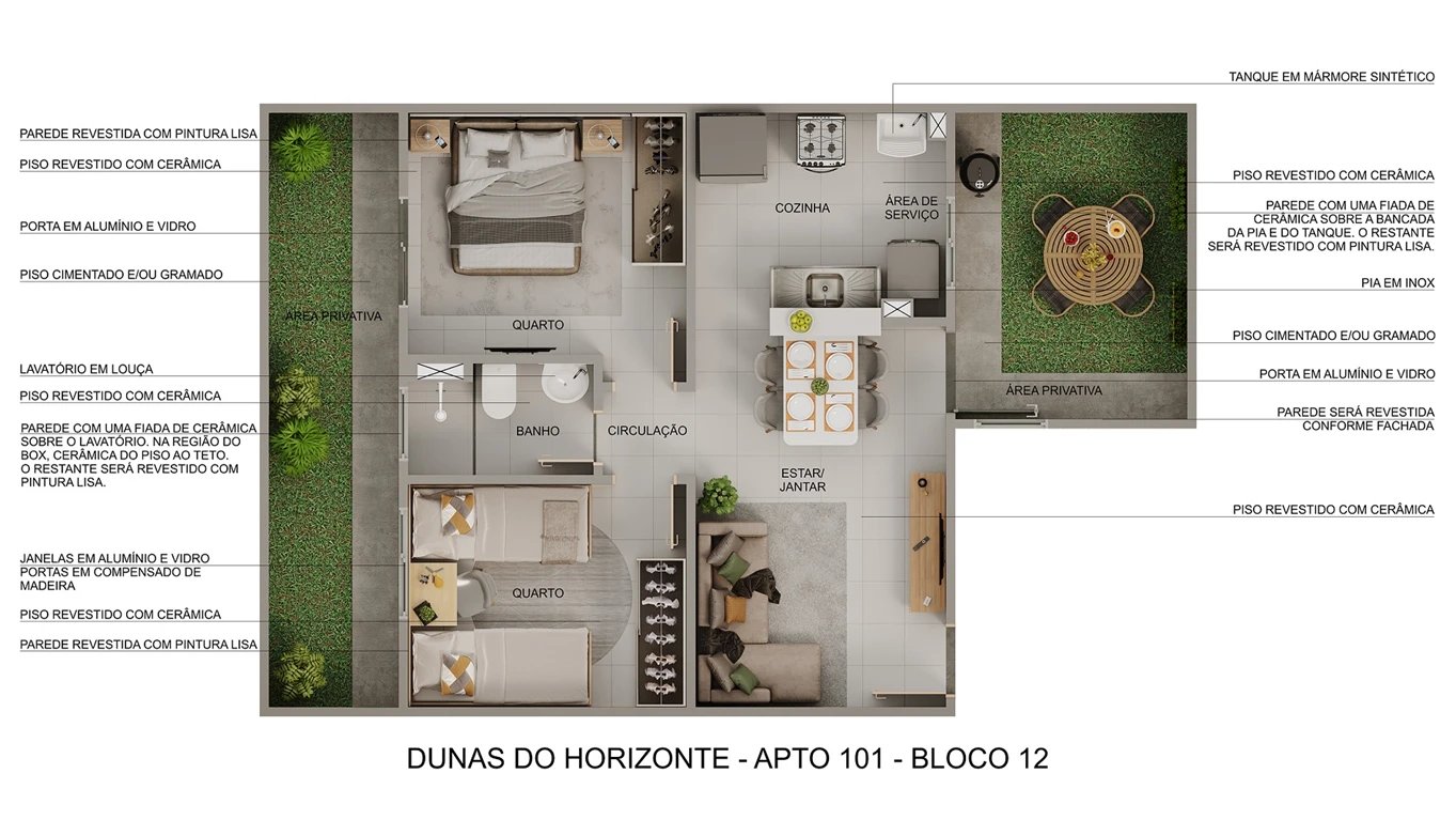 ESGOTADO - Residencial Dunas do Horizonte - Foto 10