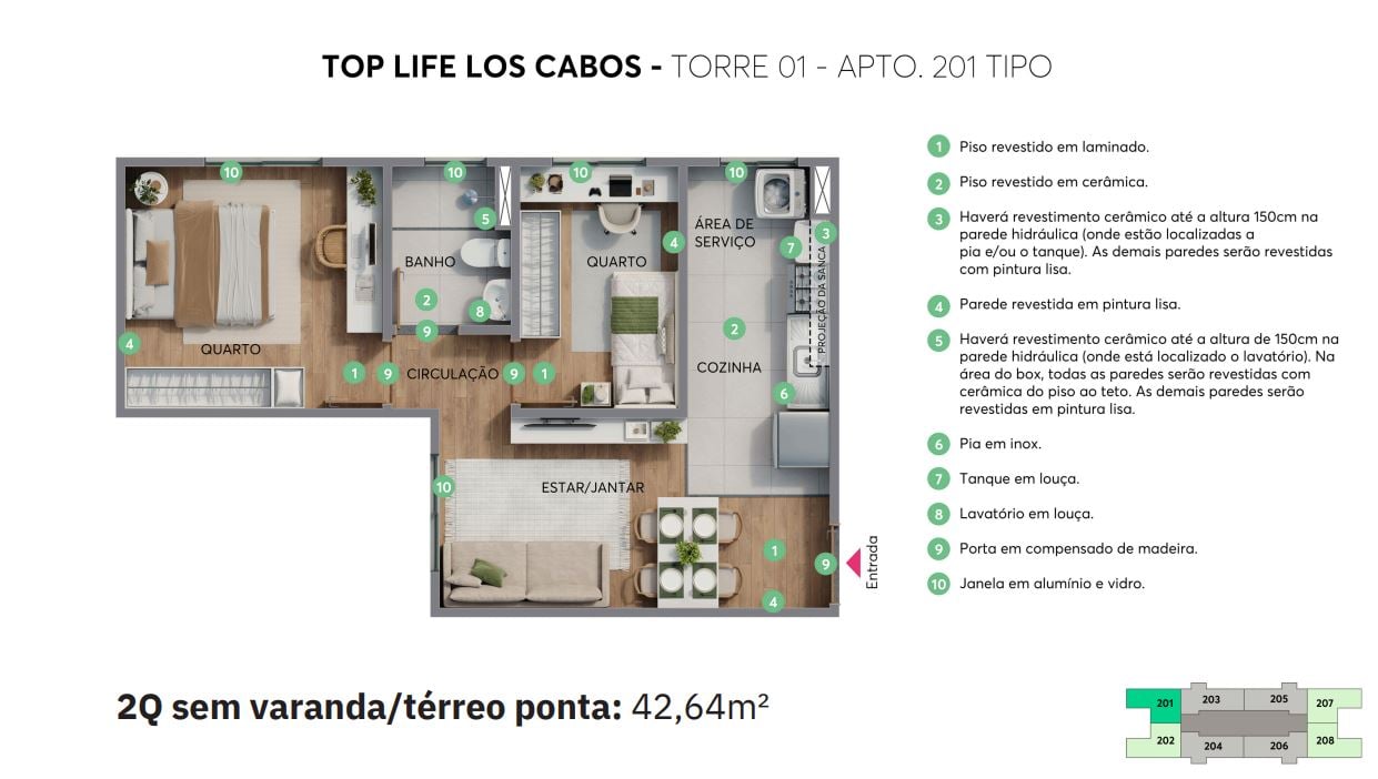Residencial Top Life Los Cabos - Foto 5