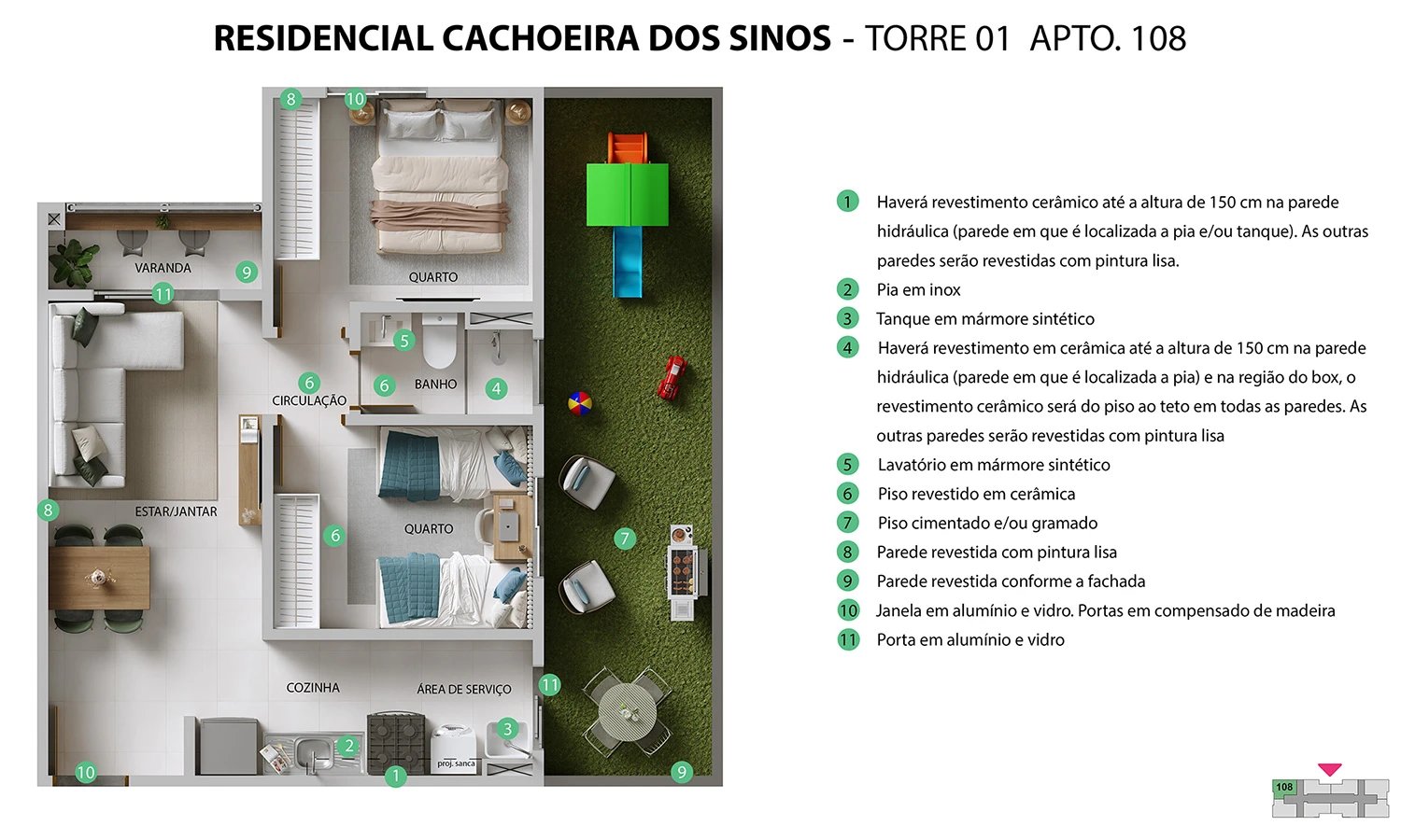 Residencial Cachoeira dos Sinos - Foto 14