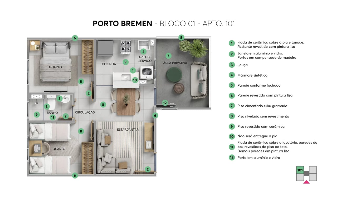 ESGOTADO - Residencial Porto Bremen - Foto 9
