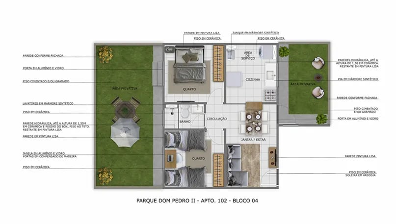 ESGOTADO - Residencial Parque Dom Pedro II - Foto 17