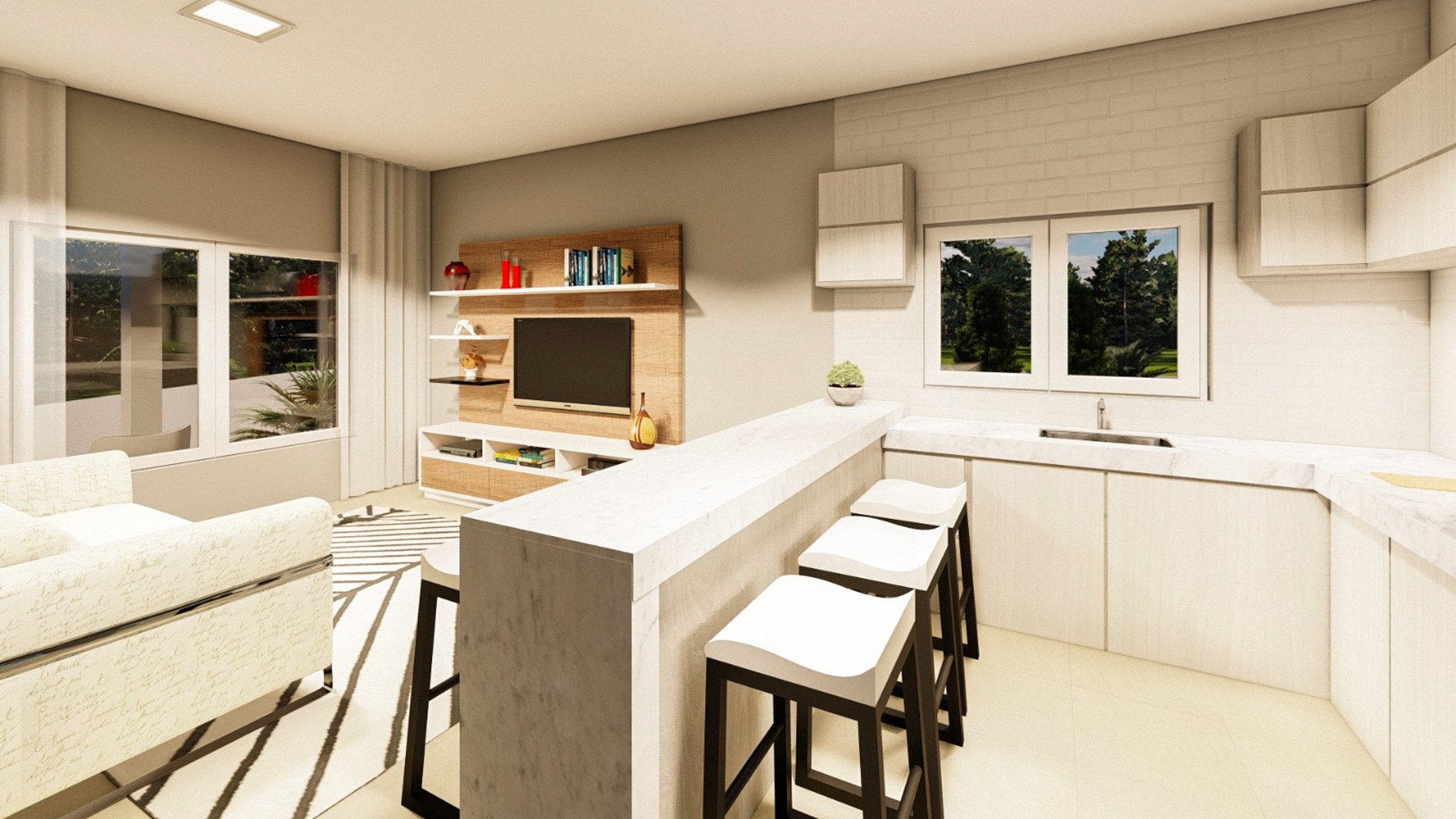 Casa com 3 Dormitórios em Linha Santa Cruz - Foto 8