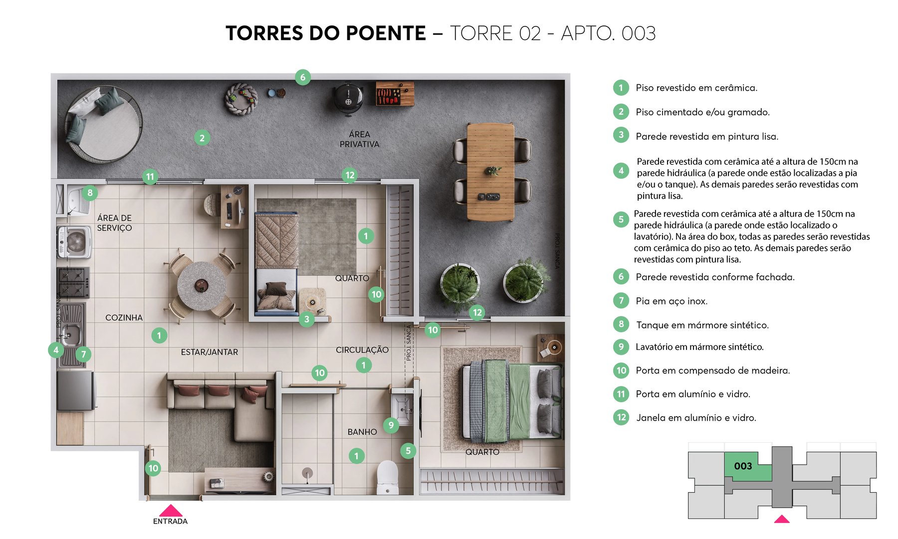 Residencial Torres do Poente  - Foto 13