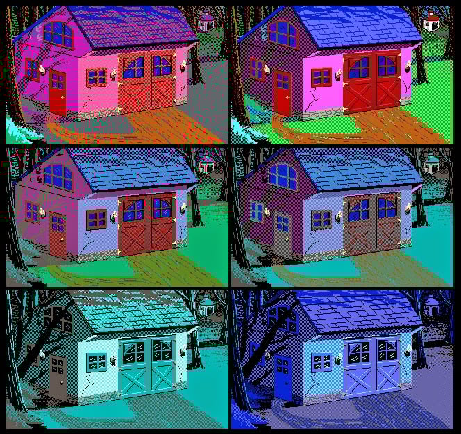 Color exploration pixel art