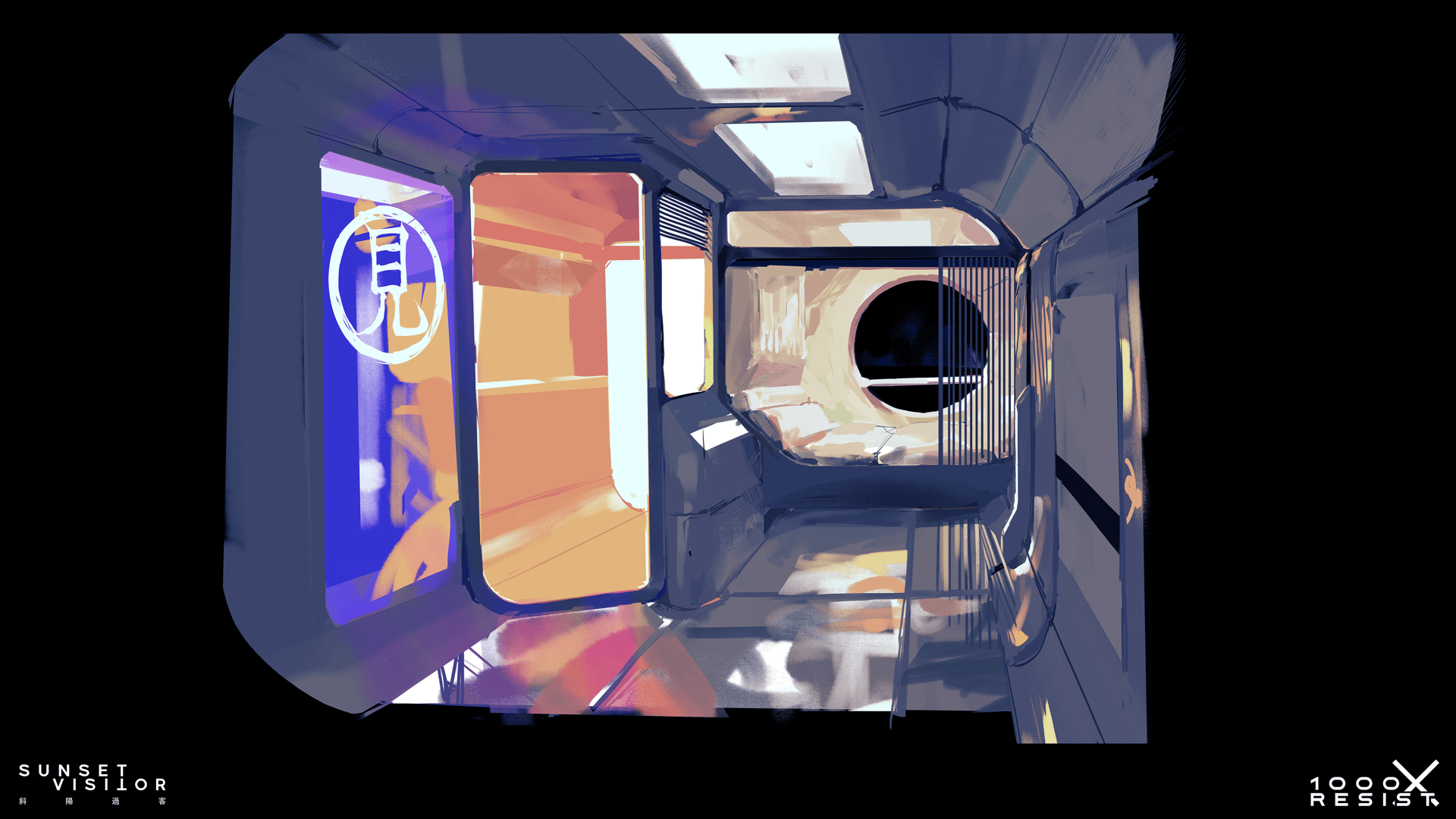 1000xRESIST concept art of Watcher Apartment