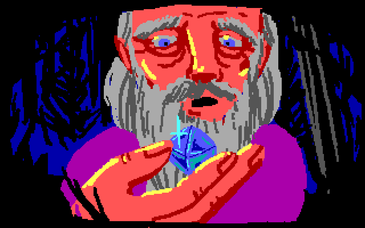 Pixel concept art from the Crimson Diamond