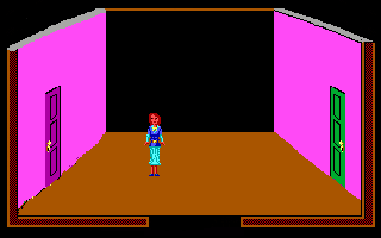 Process animation of creating pixel art room from the Crimson Diamond