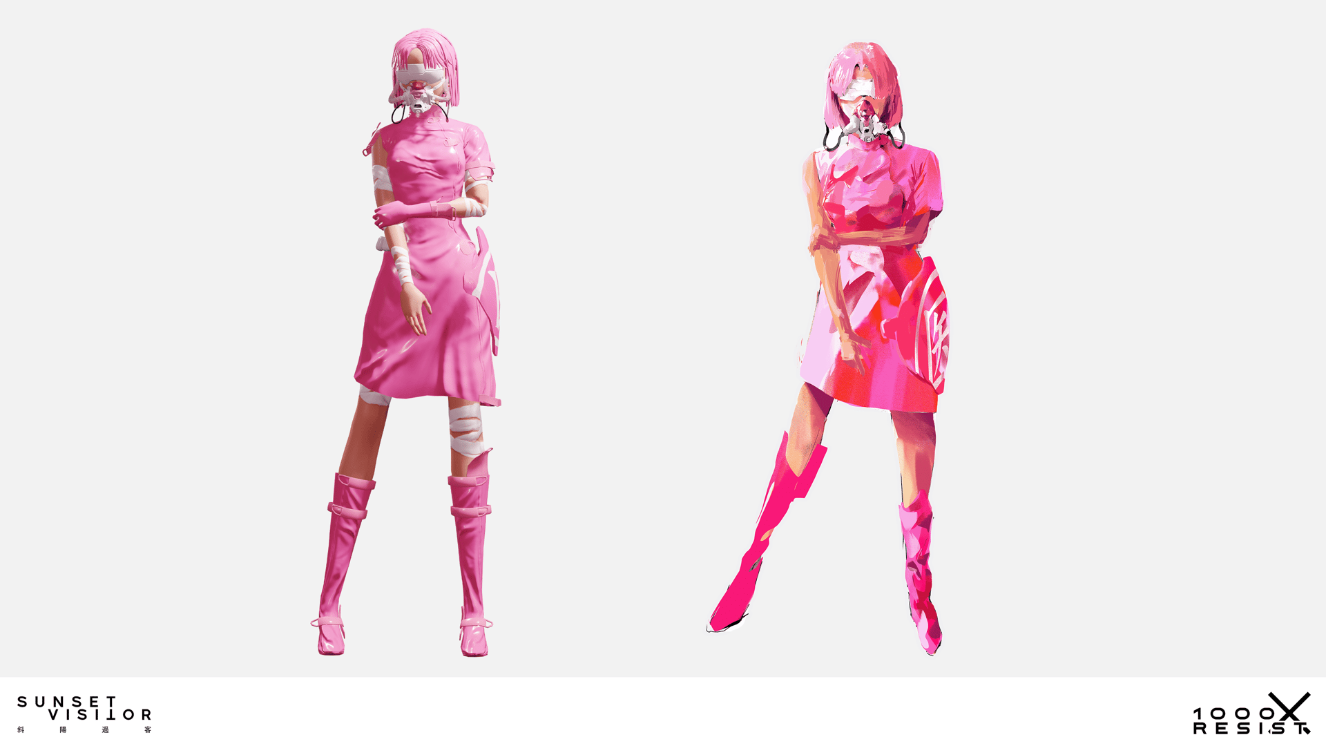 Healer Character Concept Art from 1000xRESIST