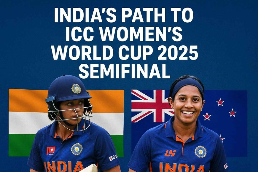 India's Path to ICC Women's World Cup 2025 Semi Final