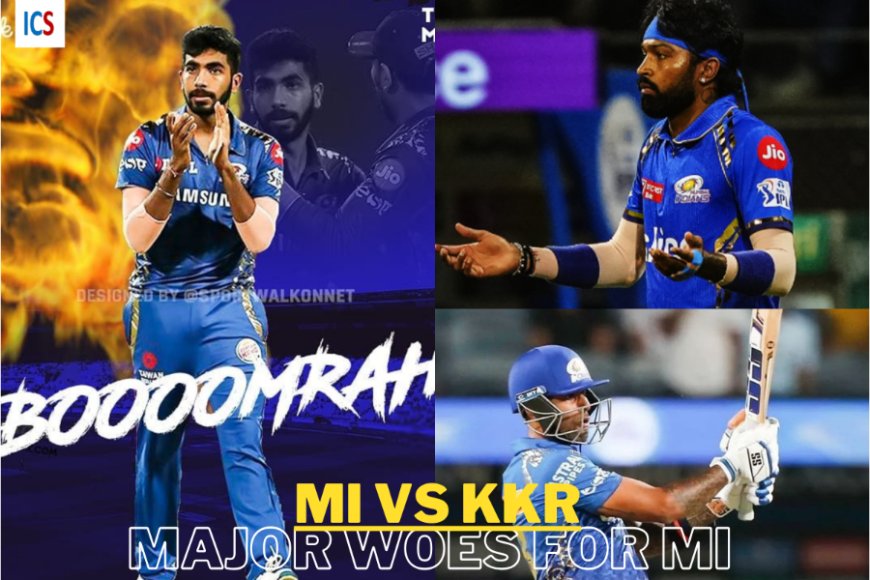 IPL 2025 MI vs KKR: 3 possible concerns for Mumbai Indians that they should fix in order to gain winning momentum
