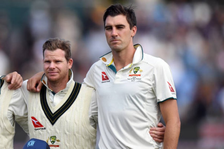 Steve Smith (L) and Pat Cummins (R) of Australia | Image: Getty Images