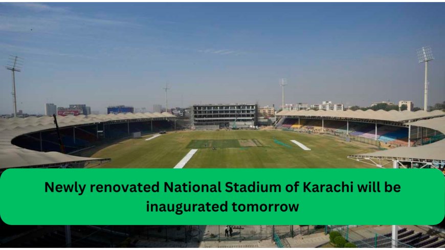 An aerial view of Karachi's National Cricket Stadium of Karachi | Image Credits: AP