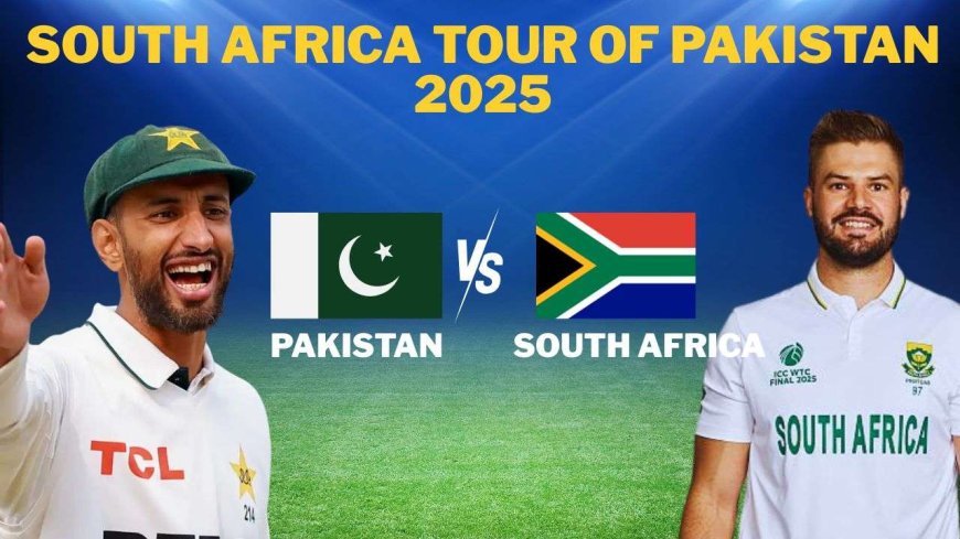 Pakistan vs South Africa Test Series 2025 | {PC: X}