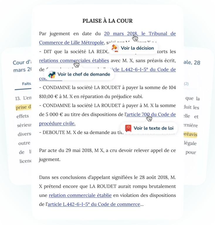 Avec Scan, accédez à toutes les références juridiques citées dans vos documents
