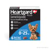 HEARTGARD&reg; Plus (ivermectin/pyrantel) Real-Beef Chewables for Dogs - Up to 25 lbs (Blue Box) 6 Month Supply of Chews (Heartworm Disease Preventive)