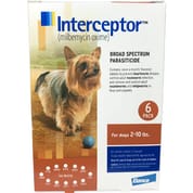 Interceptor 12pk Brown Dogs 2-10 lbs