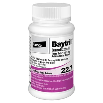 Baytril Taste Tabs 22.7 mg (sold per tablet)-product-tile