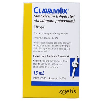 Clavamox Drops 15 ml Bottle product detail number 1.0