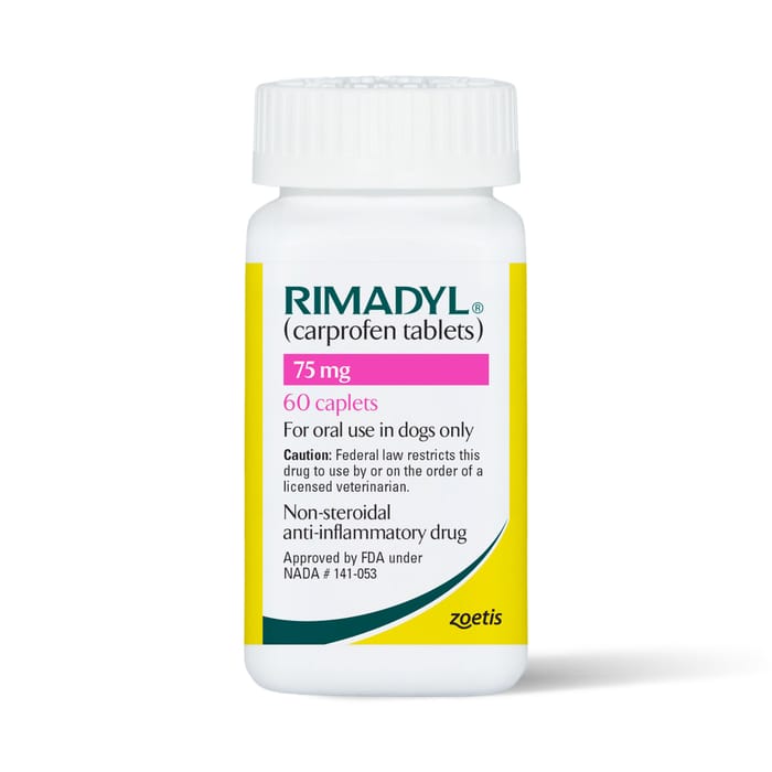 Rimadyl for Dogs 75 mg Caplets 60 ct product detail number 1.0