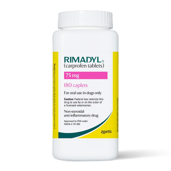 Rimadyl for Dogs 75 mg Caplets 180 ct product detail number 1.0