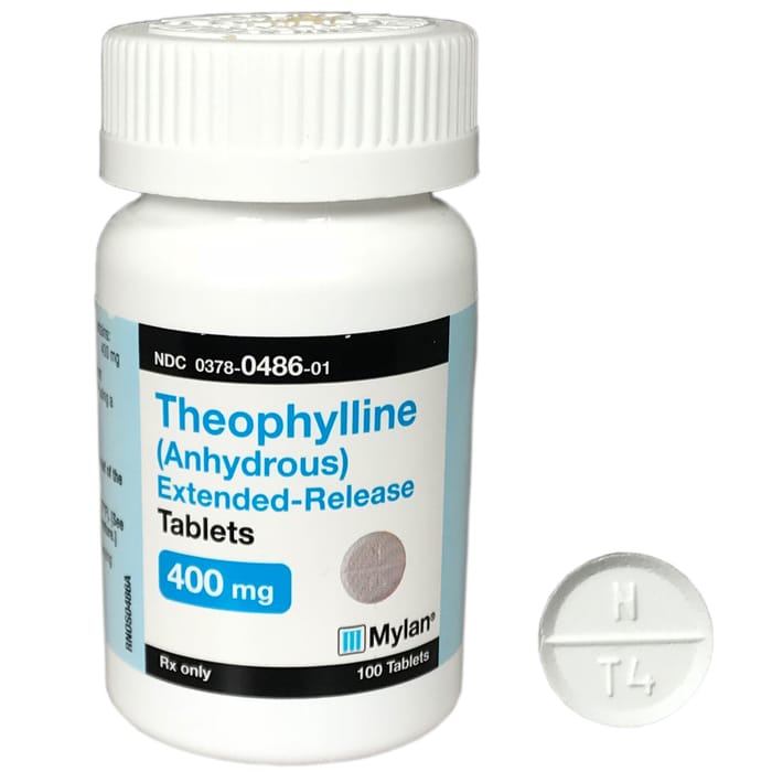 Theophylline ER 400 mg (sold per tablet) product detail number 1.0