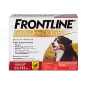 Frontline Gold 6 pk Dog X-large 89-132 lbs