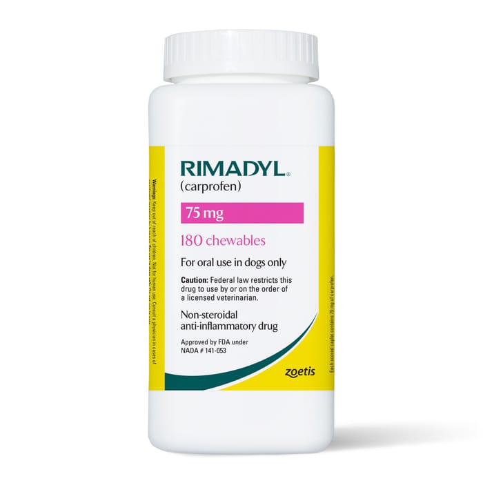 Rimadyl for Dogs 75 mg Chewables 180 ct product detail number 1.0