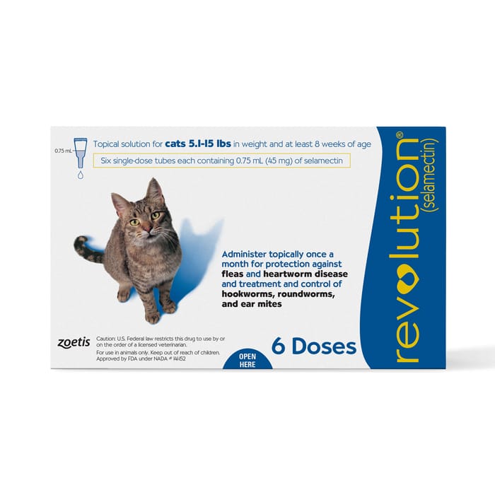 Revolution 6pk Cat 5.1-15 lbs product detail number 1.0