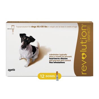 Revolution (selamectin) Topical Solution for Dogs &ndash; Parasite Prevention for Fleas, Ticks and Heartworm Disease-product-tile