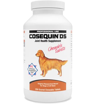 Nutramax Cosequin for Dogs Joint Health Supplement Contains Glucosamine for Dogs Plus Chondroitin Supports Healthy Joints For All Breeds and Sizes Sprinkle Capsules 132 Count DS (Double Strength) Chewable Tablets - 250 Count-product-tile
