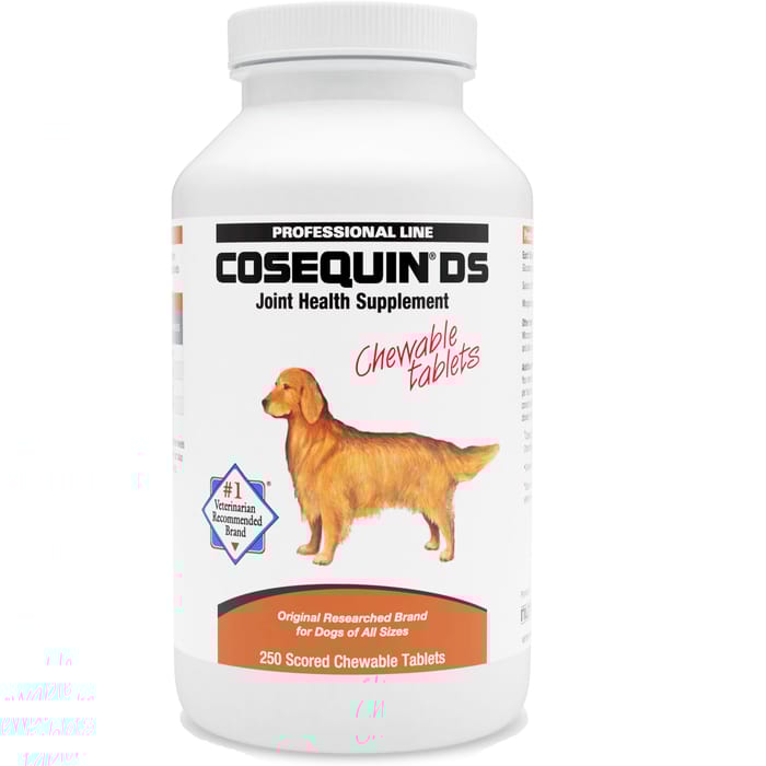 Nutramax Cosequin for Dogs Joint Health Supplement Contains Glucosamine for Dogs Plus Chondroitin Supports Healthy Joints For All Breeds and Sizes Sprinkle Capsules 132 Count DS (Double Strength) Chewable Tablets - 250 Count product detail number 1.0