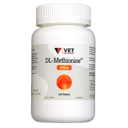 DL-Methionine 500 Mg 150 ct Tablets product detail number 1.0