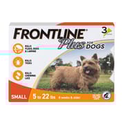 Frontline Plus 3pk Dogs 5-22 lbs