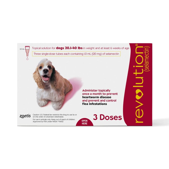 Revolution 3pk Dog 20.1-40 lbs product detail number 1.0