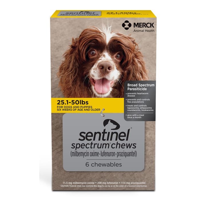 Sentinel Spectrum 6pk 25.1-50 lbs product detail number 1.0