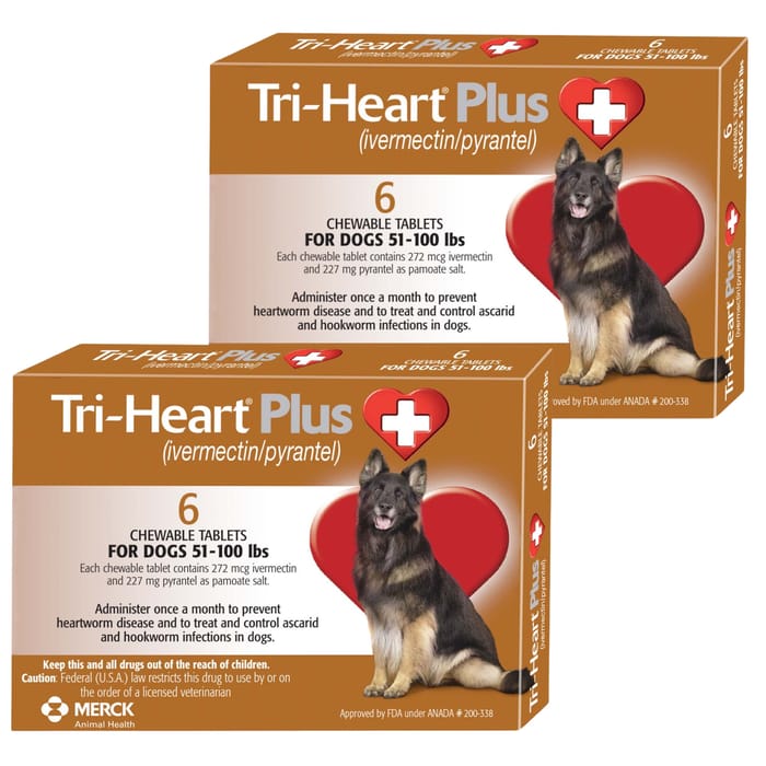 Tri-Heart Plus 12pk Brown 51-100 lbs product detail number 1.0