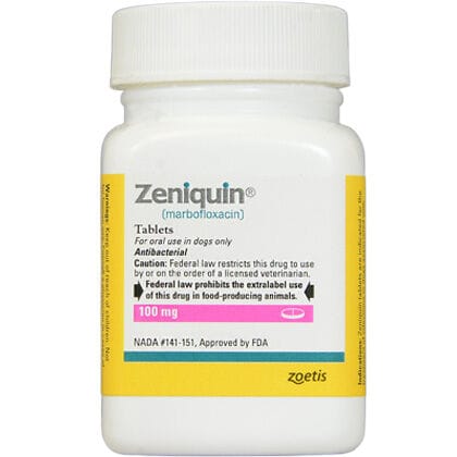 Zeniquin 100 mg (sold per tablet) product detail number 1.0