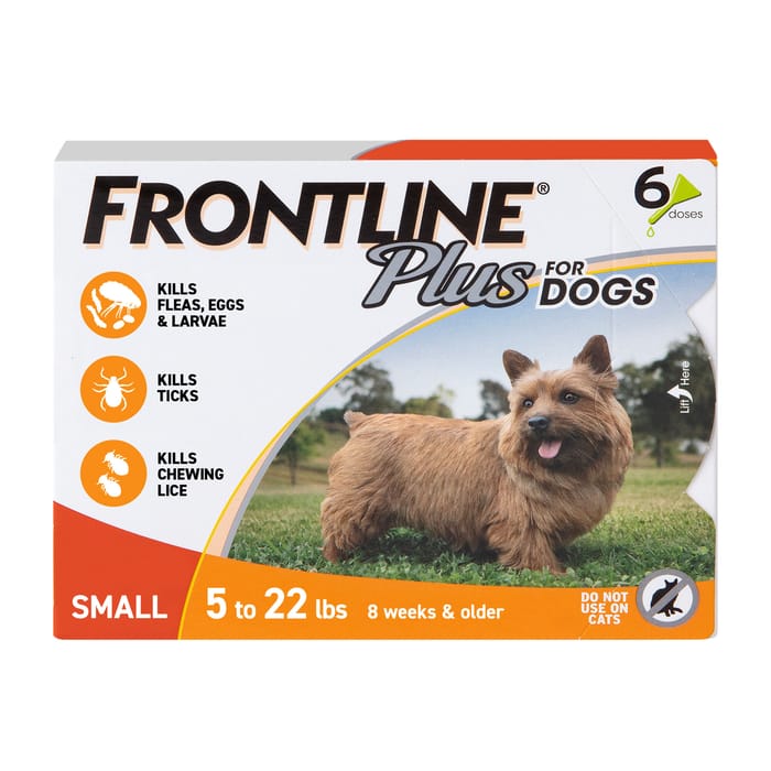 Frontline Plus 6pk Dogs 5-22 lbs product detail number 1.0