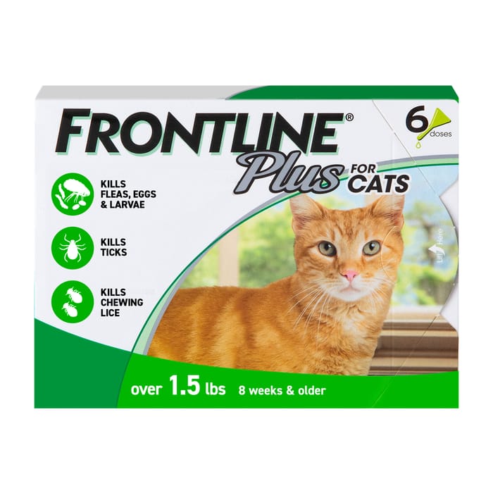 Frontline Plus 6pk Cats Kittens product detail number 1.0